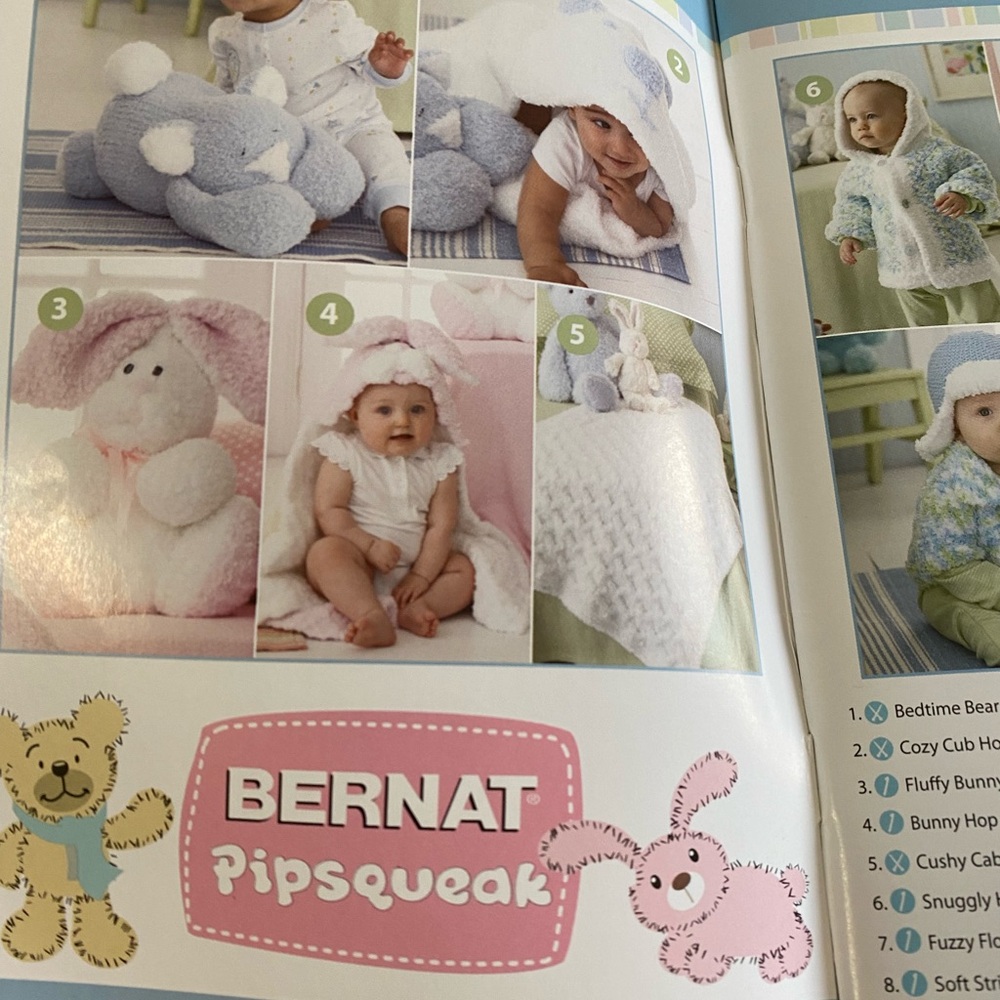 Bernat knit and crochet pattern book - Picture 3 of 4